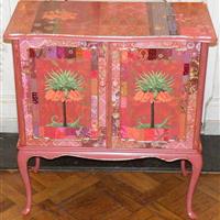Chippendaleschrank "Im Orient"