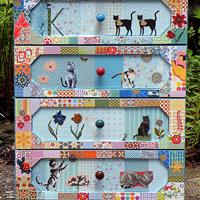 Kinderkommode "Spielende Katzen"