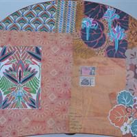 Florale Muster und Art Deco