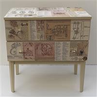 Schubladenkommode "Bauzeichnungen"