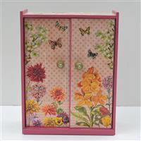 Puppenschrank "Schmetterlingsgarten"