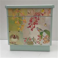 Anmutige Vögel im Orchideenbeet   