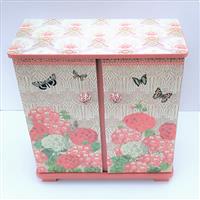 Puppenschrank "Geranien"  