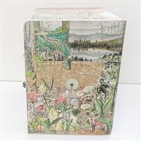 Landschaft mit Fuchs