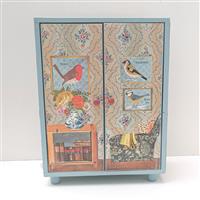 Großer Puppenschrank "Birds"  