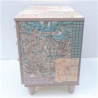 Schubladenkommode Stadtpläne  