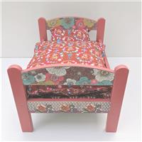 Puppenbett "Bambi im Blütenkranz"  