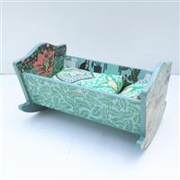 Kleine Puppenwiege "Vögel"  