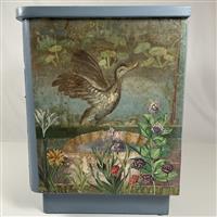 Freskengarten mit Irisbeet