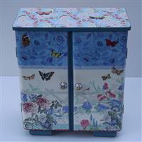Puppenschrank "Schmetterlinge"